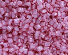 Picture of PINK SUGAR CRYSTALS EDIBLE SPRINKLES X 50G